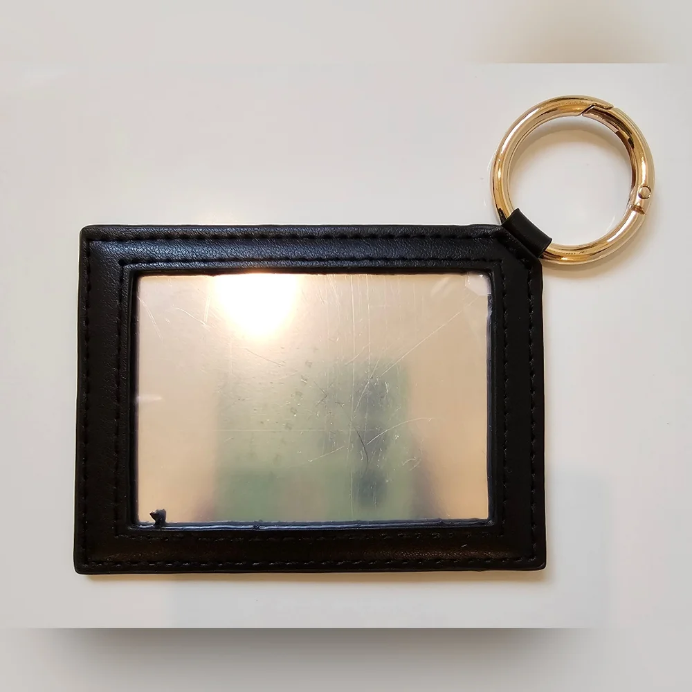 YSL Black and Gold Mirror Keycharm/Bag Charm